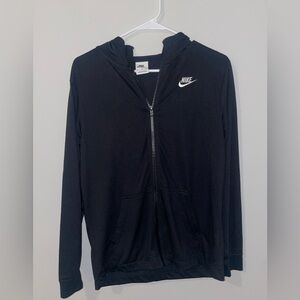 Lightweight XL women's Nike Black Zip Hoodie